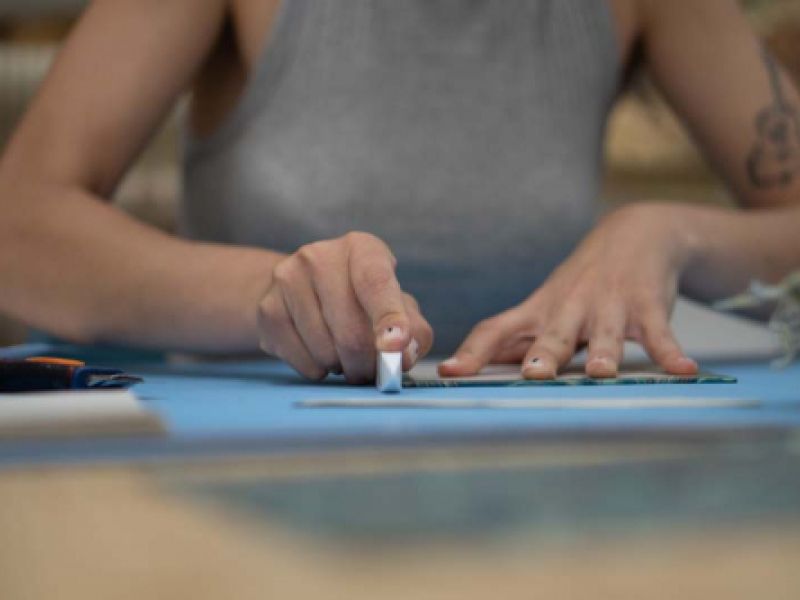 Fase de creación de uno de los productos Fase de creación de uno de los productos